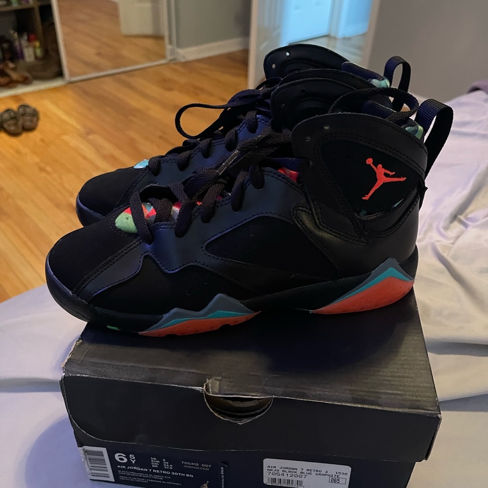 Air Jordan 7 retro 30th BG black red